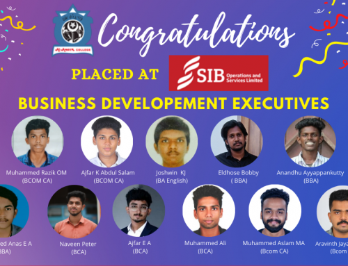 Students Placed @ SIB Operations and Services Ltd.